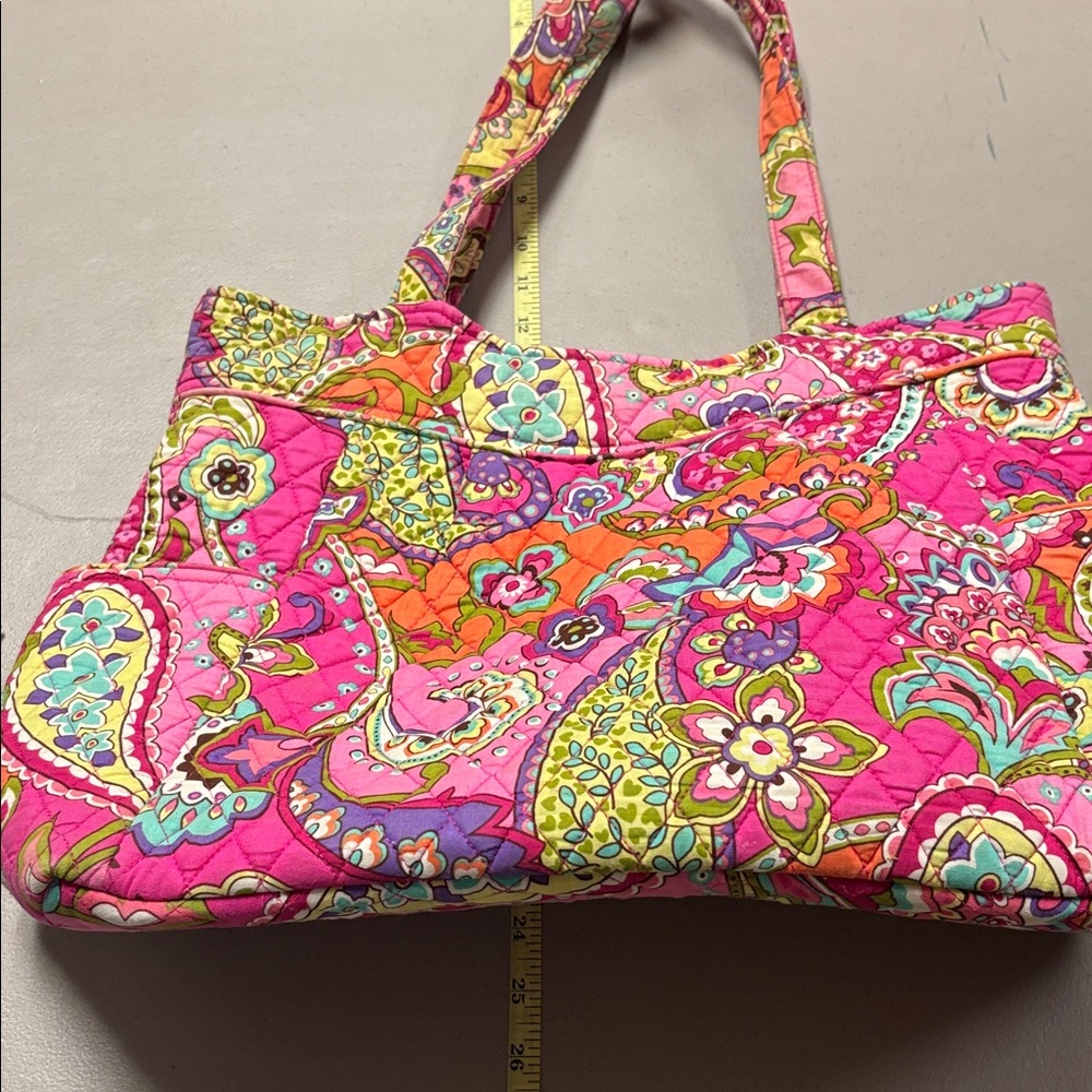 Vera Bradley Pink and Green Floral Bag